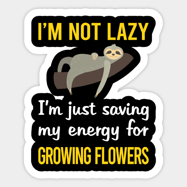 Funny Lazy Flower Growing Sticker by blakelan128